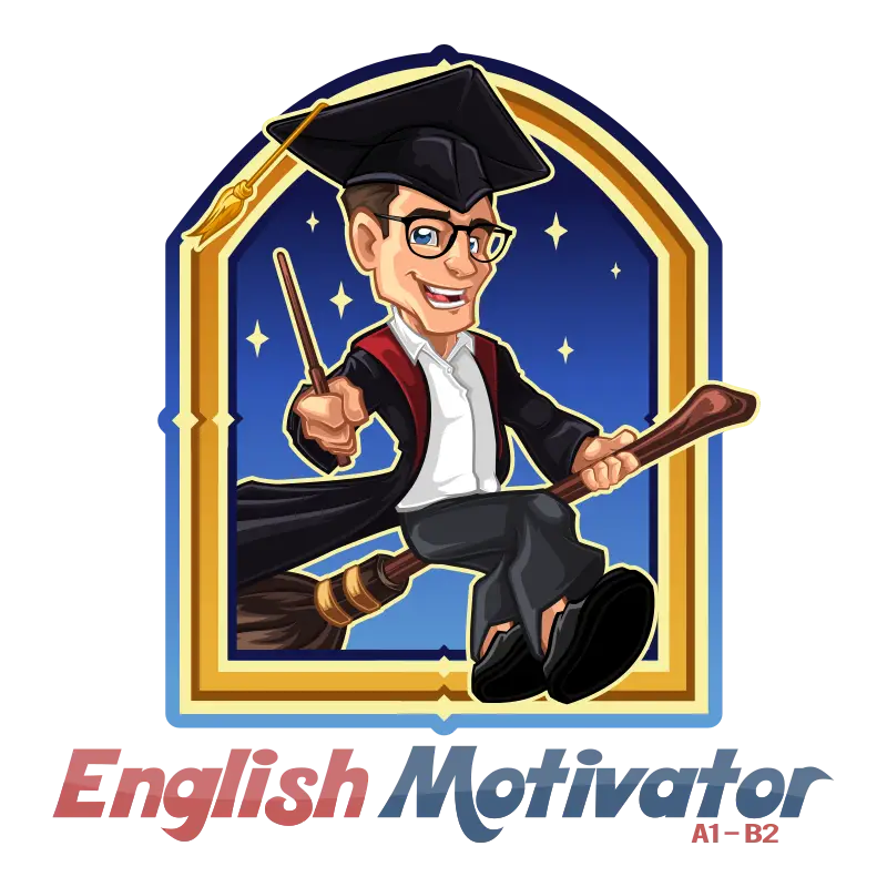English Motivator logo